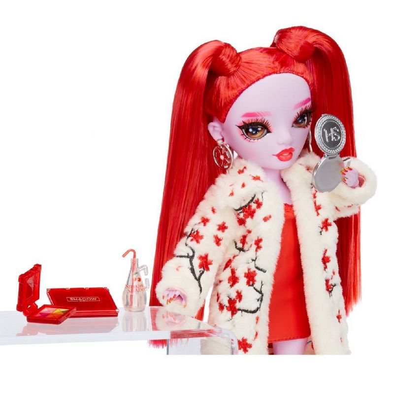 Rainbow High Shadow High Rosie - Red Fashion Doll Outfit Extra Long Hair &#38; 10+ Colorful Play Accessories, 5 of 9