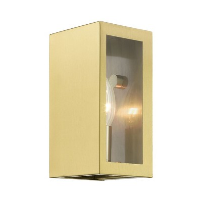 Livex Lighting Winfield 1 - Light Wall Light in  Satin Gold