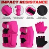 Lascoota LaScoota Kids Knee Pads and Elbow Pads Set, Protective Gloves, Elbow and Knee Pads, Pink - 4 of 4