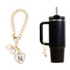 Unique Bargains Heart Bow Water Cup Pendant 1 Pc - 3 of 4