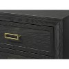 NicBex 2/4 Drawer Dresser for Bedroom,Modern Chest of Drawers with Gold Handles and Gold Legs for Living Room,Office,Entryway,Black - 4 of 4