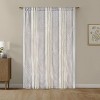 Boho Style Light Filtering Farmhouse Window Panels, Shu Velveteen Trim Microfiber Lining Curtain for Extravigant Decor Style - 2 of 4