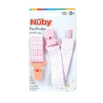 Nuby 2pk Pacifinder - Pink