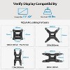 Pipishell Full Motion TV Wall Mount for 13-42 Inch TVs & Monitors, Swivel, Tilt, Extension for Echo Show, Max VESA 200x200mm up to 44lbs - 4 of 4
