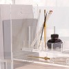 RUSSELL + HAZEL Acrylic Starter Solution: Clear Desk Organization Set, 3-Piece, Desktop Shelving & Tool Holder - 3 of 4