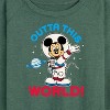 Women's - Disney - Outta This World Lightweight French Terry Wide Neck Long Sleeve Shirt - 2 of 4
