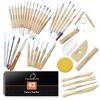 7 Elements 42-Piece Pottery, Clay and Sculpting Tool Set for Modeling, Carving, and Ceramics - 2 of 4