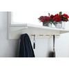 Elegant Lighting Entryway mirror with shelf 42 inch x 21 inch in white - 4 of 4