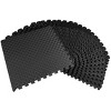 NicBex 26"L Interlocking Gym Floor Mats,Premium EVA Foam,0.5/0.75/1 Inch Thickness,6/12/18/24/36 Pieces,Home Gym and Gymnastics Floor Protection,Black - 2 of 4
