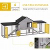 Wooden Rabbit Hutch Pet Playpen House Enclosure Large Outdoor Bunny With Double Side Ramp,For Guinea Pig Chicken Duck And Small Animals-Cuddlewood - 4 of 4