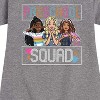 Girls' - Barbie - Back To School Graphic Short Sleeve Fleece Dress - 2 of 4