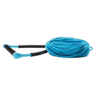 Hyperlite CG 75 Foot Wakeboarding, Kneeboarding, and Water Skiing Handle with Fuse Line Rope for Wakeboard, Kneeboard, and Ski Tow Boat Boating (Blue)