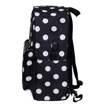 Рюкзаки Rockland Classic Laptop 17" Backpack - Black Dot — фото 4
