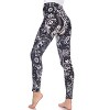 Women's One Size Fits Most Printed Leggings - One Size Fits Most - White Mark - 3 of 3