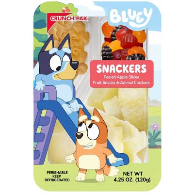 Crunch Pak Bluey Snacker With Peeled Apples, Fruit Snacks And Crackers ...