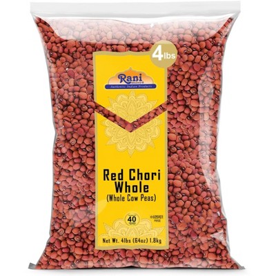 Red Chori Whole (Whole Cow Peas) - 64oz (4lbs) 1.81kg - Rani Brand Authentic Indian Products