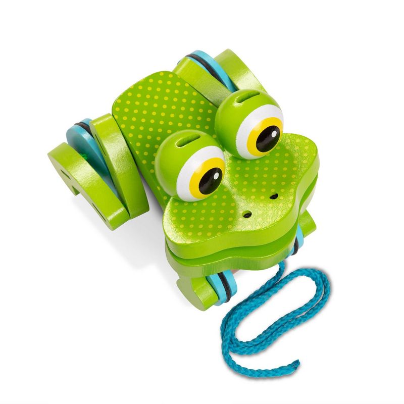 Melissa & Doug First Play Frolicking Frog Pull Toy, 5 of 13