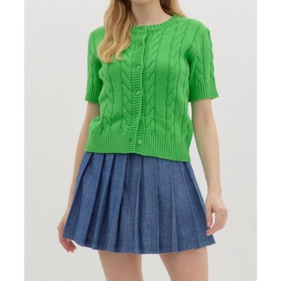 Women's The Green Sweater - entro