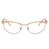 Swarovski SK 1015 4014 Womens Irregular Eyeglasses Rose Gold 55mm - 2 of 3