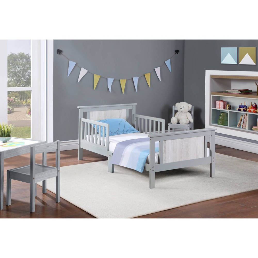 Photos - Bed Frame Olive & Opie Connelly Toddler Bed - Gray