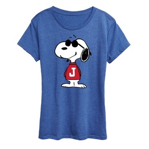 Women's - Peanuts - Joe Cool Nope Not Today Short Sleeve Graphic T-Shirt - 1 of 4