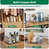 YIGII  Adjustable Shelf Divider for Closet, Clear Purse Organizers for Closet Acrylic Bookshelf Separator Dividers in Bedroom, Office - 3 of 4