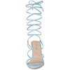 Allegra K Women's Strappy One Strap Lace Up Chunky Heels Sandals - 2 of 4