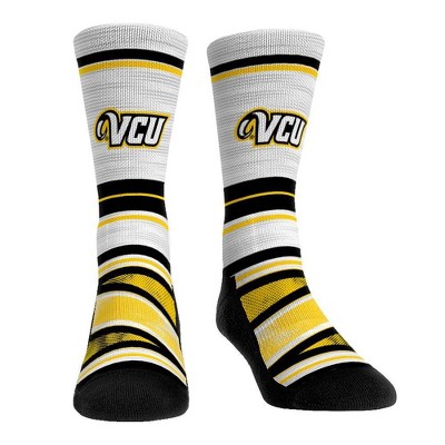 NCAA VCU Rams Adult Long Distance Crew Socks - L/XL