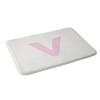 Deny Designs April Lane Art Block Monogram Memory Foam Bath Mat - 2 of 4