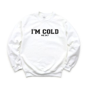 Simply Sage Market Women's Graphic Sweatshirt I'm Cold Me 24-7 - 1 of 3