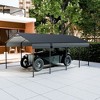 12x20 FT Metal Carport, Heavy Duty Carport Canopy With Galvanized Metal Roof And Frame, Outdoor Garage Car Shelter Shade For Pickup Boat Tractors - 3 of 4