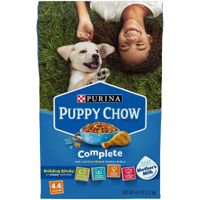 Purina Puppy Chow with Real Chicken & Rice Complete Dry Dog Food