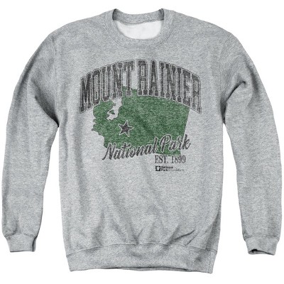 Men's Mount Rainier National Park State Line Crewneck Sweatshirt
