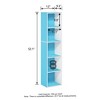 HOMLUX 5-Tier Cube Bookcase Bookshelf Storage Organizer Living Room, Bedroom, Kids Room - 3 of 4
