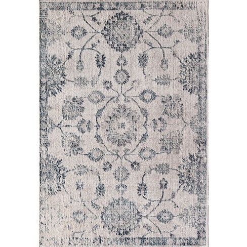 Rugs America Claire 5 x 7 Winter Wheat Indoor Medallion Vintage