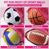 Multi-Sport Drawstring Bag for Youth, Soccer Basketball Backpack with Compartments for Gym Training Equipment - 3 of 4