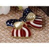 Anna-Kaci Crystal Rhinestone 4th of July American USA Flag Patriotic Pin Brooch - 4 of 4
