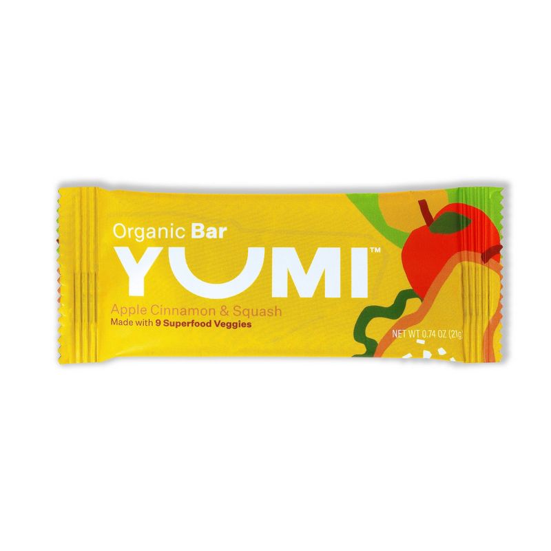 YUMI Organic Apple and Cinnamon Squash Baby Snack Bar - 3.7oz/5ct, 6 of 15