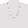 Black Bow Jewelry 2.75mm 14k Yellow Gold, Solid Diamond Cut Rope Chain Necklace - 2 of 4