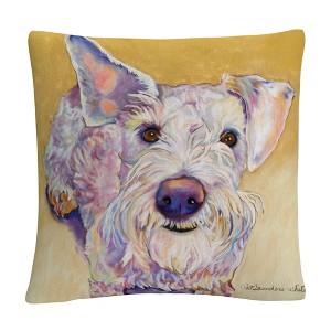 Pat Saunders 16 X 16 Decorative Throw Pillow by Trademark Fine Art - 1 of 4