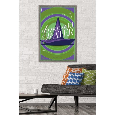 Trends International The Wizard Of Oz - Do Not Add Water Framed Wall Poster Prints Barnwood Framed Version 22.375" x 34"