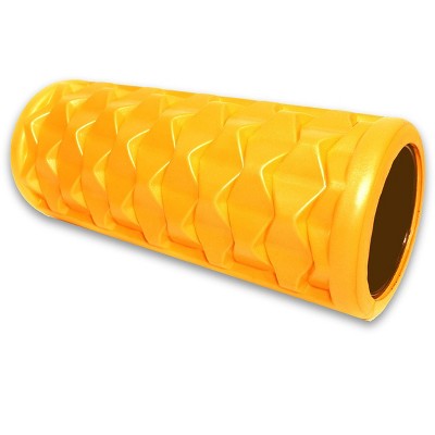 Kemp USA Foam Roller for Massage and Back Pain, Great for Quads, Calves, Lats, and Back Muscles (13-in)