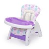 Lirago 3-in-1 Multipurpose Adjustable High Chair for Babies and Toddlers with Feeding Tray and 5 Point Safety Belt Purple - 3 of 4