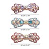 Unique Bargains Women's Hair Clips Accessories Hair Barrettes Sparkly Bling Rhinestones Hairpins 3 Pcs - 4 of 4