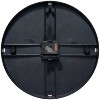 12" Prosaic 24 Hour Wall Clock Black - Infinity Instruments: Modern Analog Indoor Timepiece, Plastic Round Shape - image 2 of 4