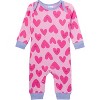 Onesies Brand Baby Girls' 3-Pack Lap Shoulder Footless Pajamas - 2 of 4