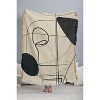 Nadja Abstract Line Art VIII 56"x46" Woven Throw Blanket - Deny Designs - 3 of 4