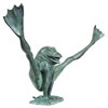 Design Toscano Crazy Legs, Leap Frog Bronze Garden Statue: Large - image 2 of 4