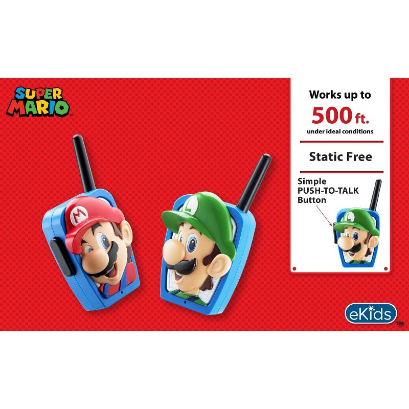 Nintendo Super Mario Walkie Talkies, 4 of 6