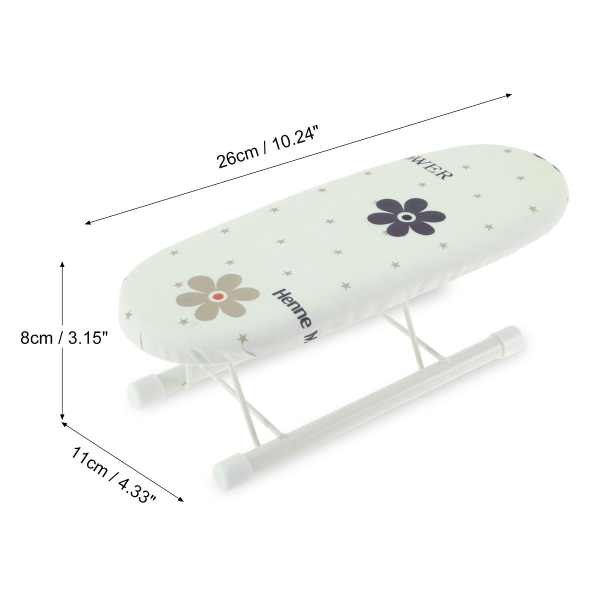 Unique Bargains Collapsible Mini Ironing Board 1 Pc - thumbnail 8